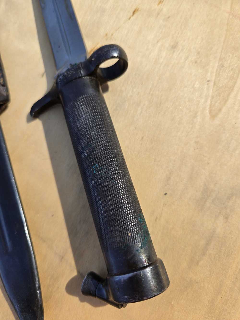 Swedish Military Mauser bayonet extra fine condition original frog-img-10