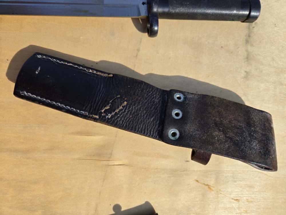 Swedish Military Mauser bayonet extra fine condition original frog-img-31