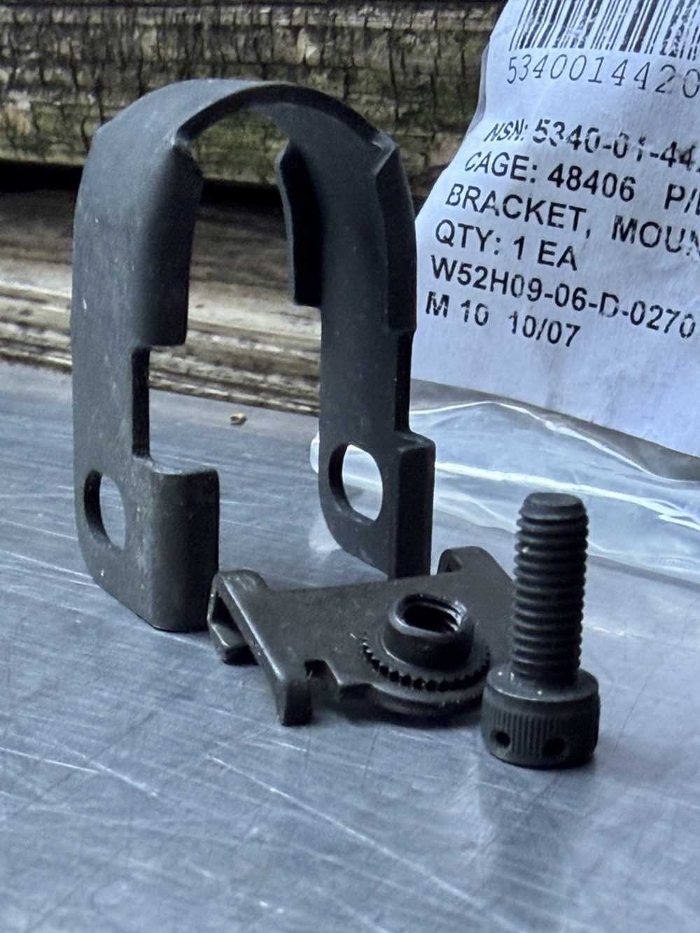 LMT M203 Barrel Mount w/o Tail, NSN 5340-01-442-0165, P/N 12957126-img-1