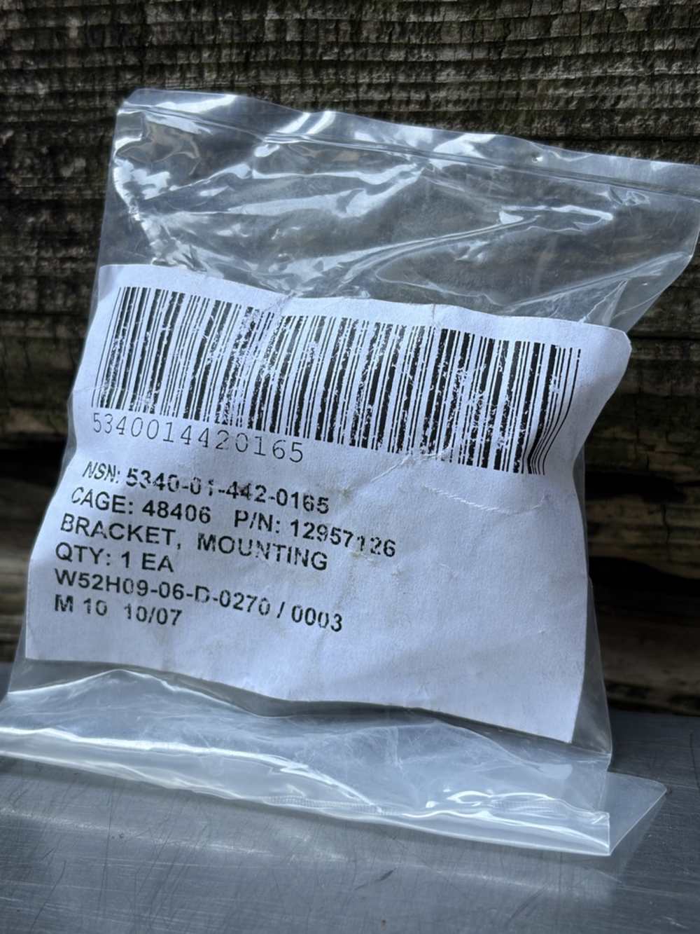 LMT M203 Barrel Mount w/o Tail, NSN 5340-01-442-0165, P/N 12957126-img-2