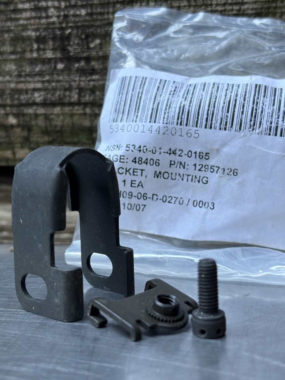 LMT M203 Barrel Mount w/o Tail, NSN 5340-01-442-0165, P/N 12957126-img-0