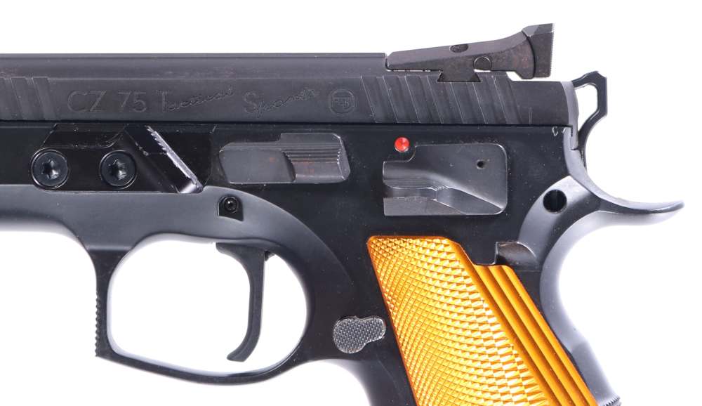 CZ USA CZ75 Tactical Sport Orange 9mm Luger Pistol 5.20" 20rd w/Ammo (XX) -img-9