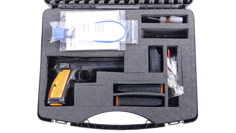 CZ USA CZ75 Tactical Sport Orange 9mm Luger Pistol 5.20" 20rd w/Ammo (XX) -img-2