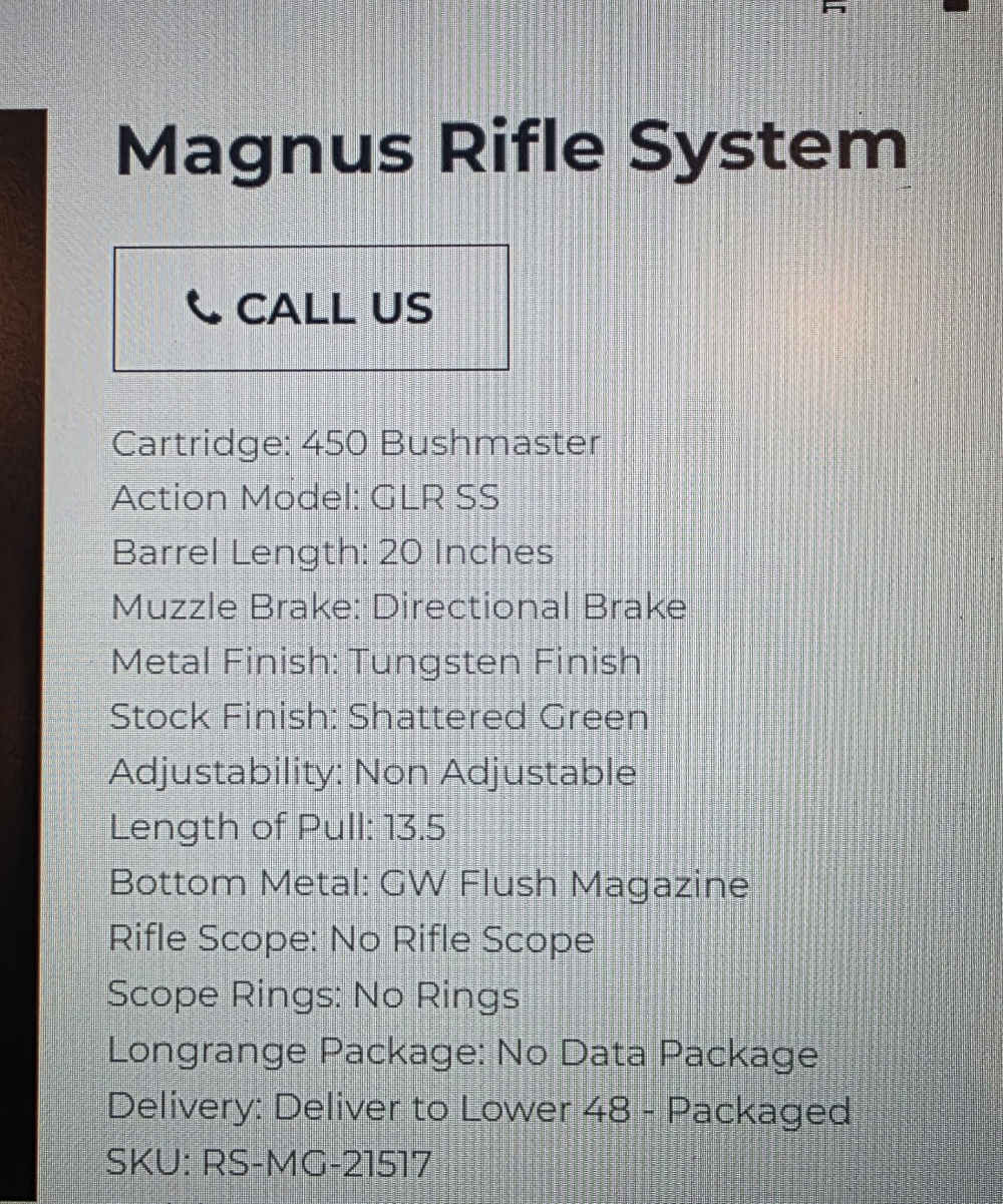 GUNWERKS MAGNUS .450 BUSHMASTER CUSTOM FRACTURE OPTICS IN STOCK GUNWERK 450-img-2