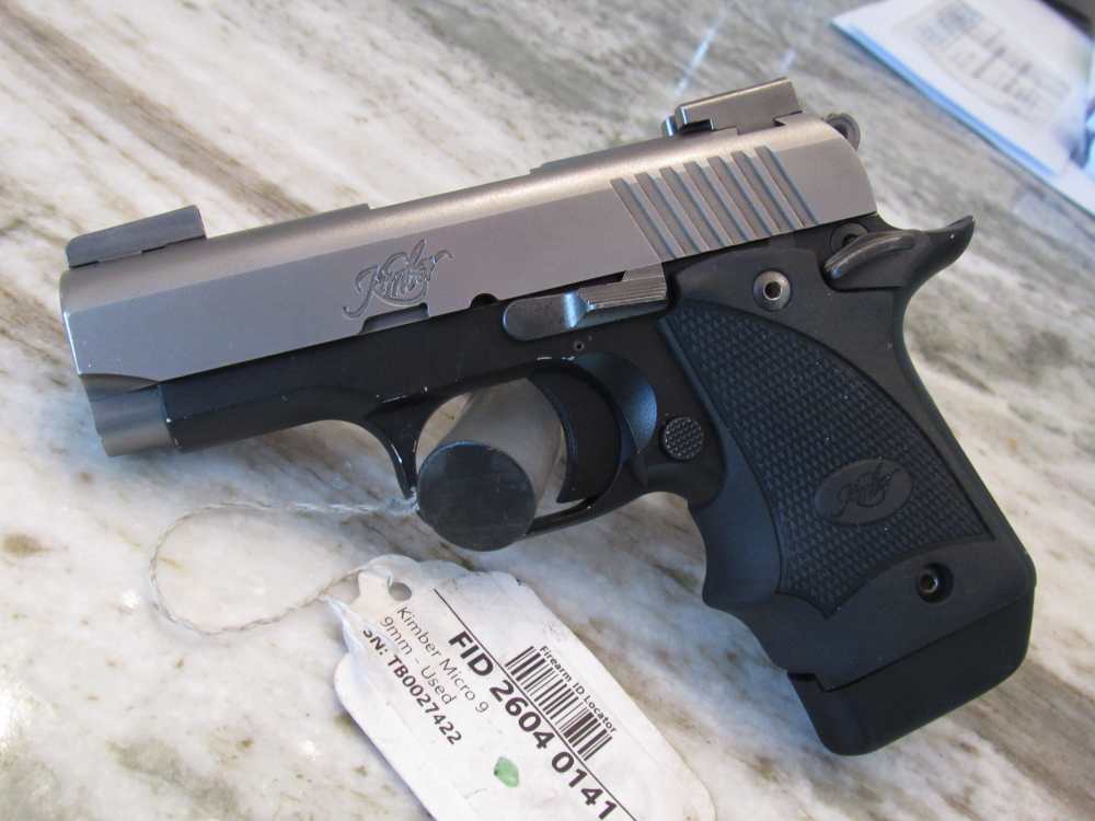 Kimber Micro 9 Stainless/Alloy 9mm $.01 Start No Reserve-img-0