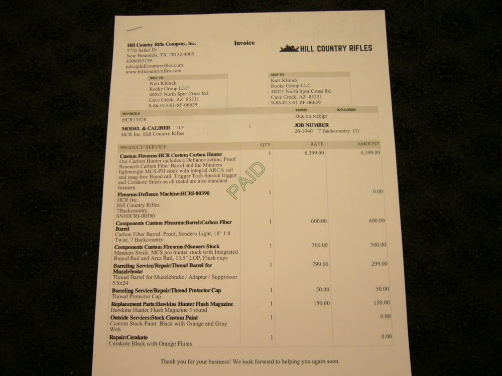 BACKCOUNTRY 7MM BC HILL COUNTRY RIFLES GUNWERKS RETICLE LEUPOLD MARK 5HD 7 -img-58