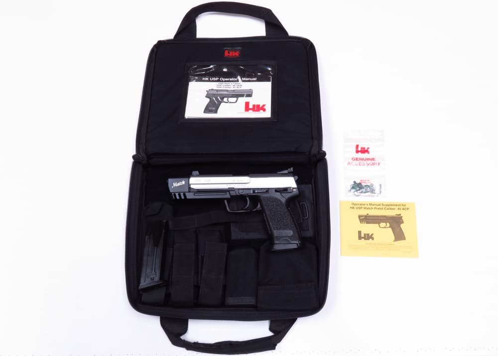 GRAIL H&K - NEARLY NEW FIRST YEAR 1997 USP MATCH 45 Two Tone SS W/ Orig Bag-img-40