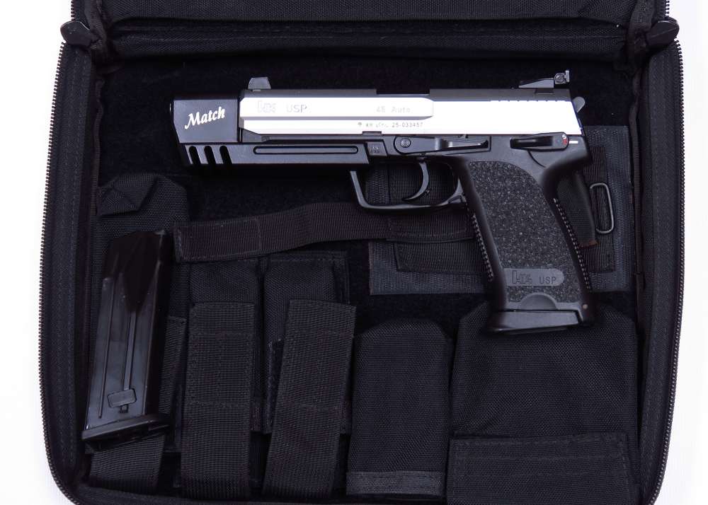 GRAIL H&K - NEARLY NEW FIRST YEAR 1997 USP MATCH 45 Two Tone SS W/ Orig Bag-img-41