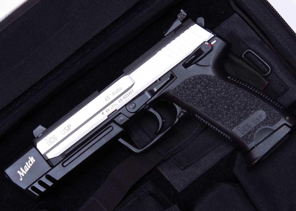 GRAIL H&K - NEARLY NEW FIRST YEAR 1997 USP MATCH 45 Two Tone SS W/ Orig Bag-img-42