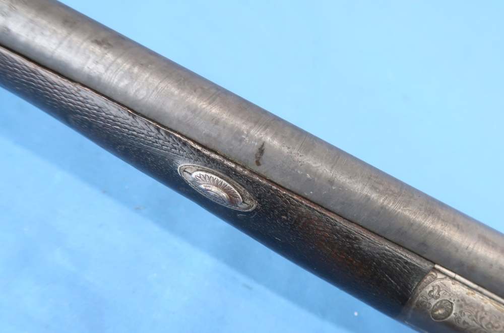 German Carl Bressel Double 16 Ga Pinfire Engraved Antique 1860-1890-img-27