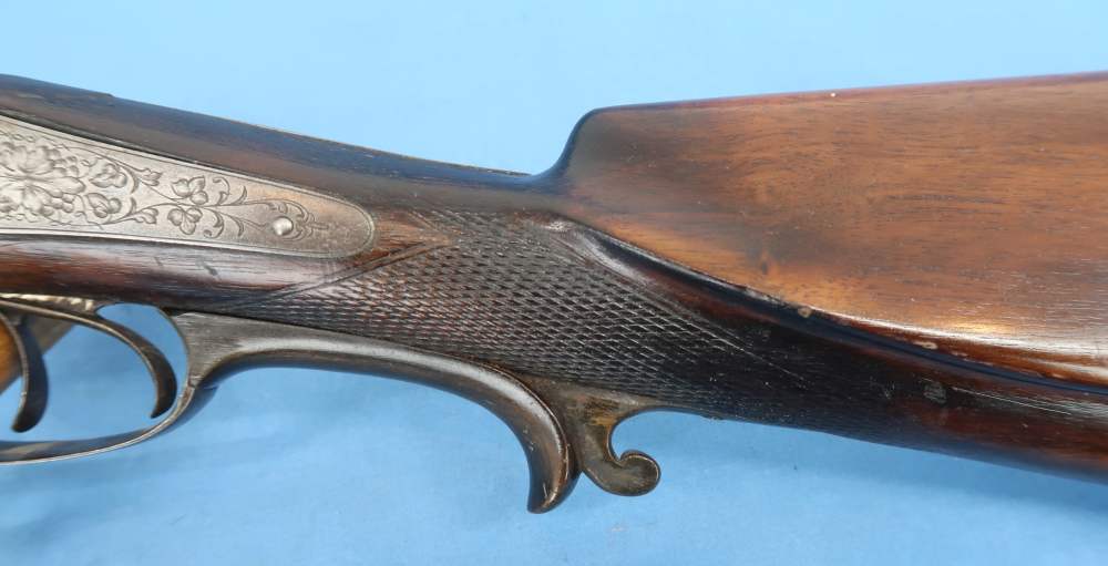 German Carl Bressel Double 16 Ga Pinfire Engraved Antique 1860-1890-img-20