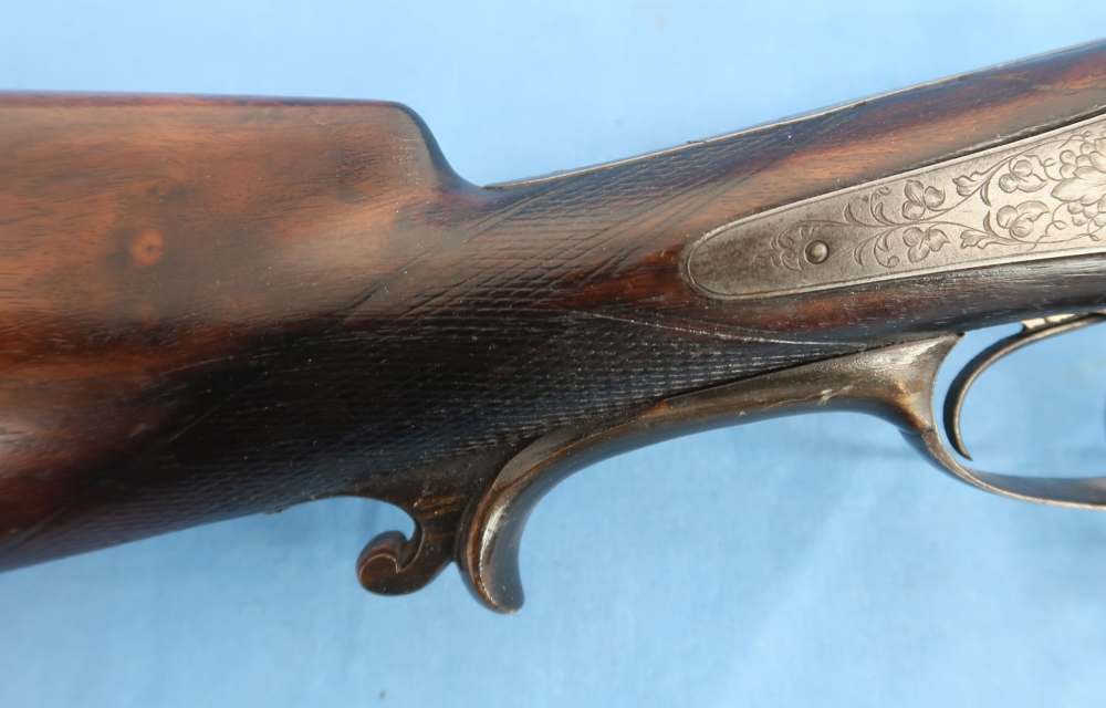 German Carl Bressel Double 16 Ga Pinfire Engraved Antique 1860-1890-img-5