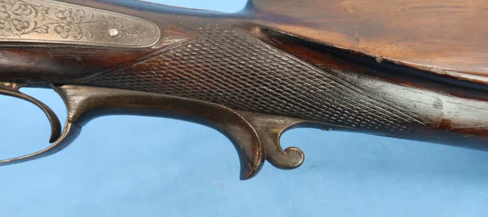 German Carl Bressel Double 16 Ga Pinfire Engraved Antique 1860-1890-img-24