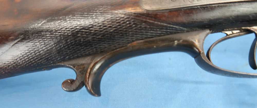 German Carl Bressel Double 16 Ga Pinfire Engraved Antique 1860-1890-img-9