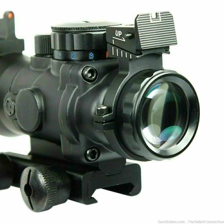 GunToolZ ACOG style 4x Black, Red, Green & Blue Chevron Scope GREAT VALUE!-img-2