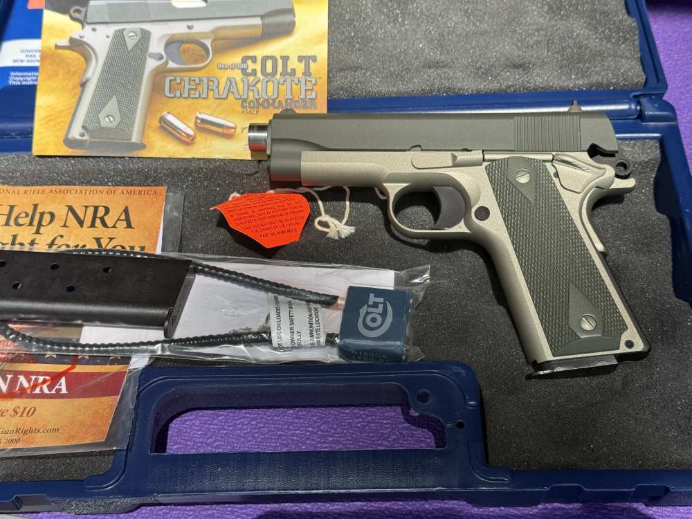 Colt Talo Exclusive Cerakote Commander in 45 ACP; 1of 300 made; never fired-img-0