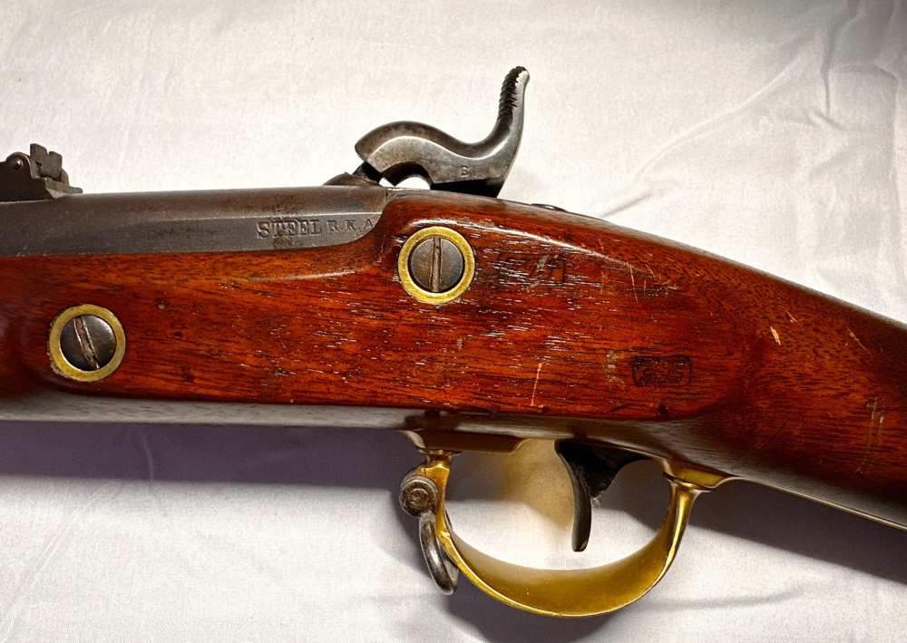 Fine Civil War Remington M1862 Zouave Rifle, Mfrd 1863, with Bayonet & Frog-img-7