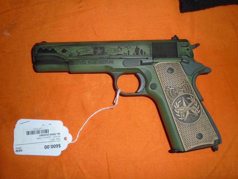 TISAS 1911 US ARMY 250TH  BY SHARK COAST TACTICAL NIB-img-2