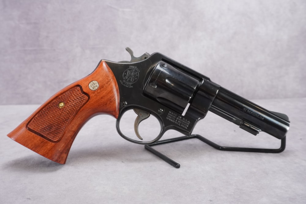 Smith & Wesson Model 58 .41 Magnum 4" Blued N-Frame Revolver-img-4