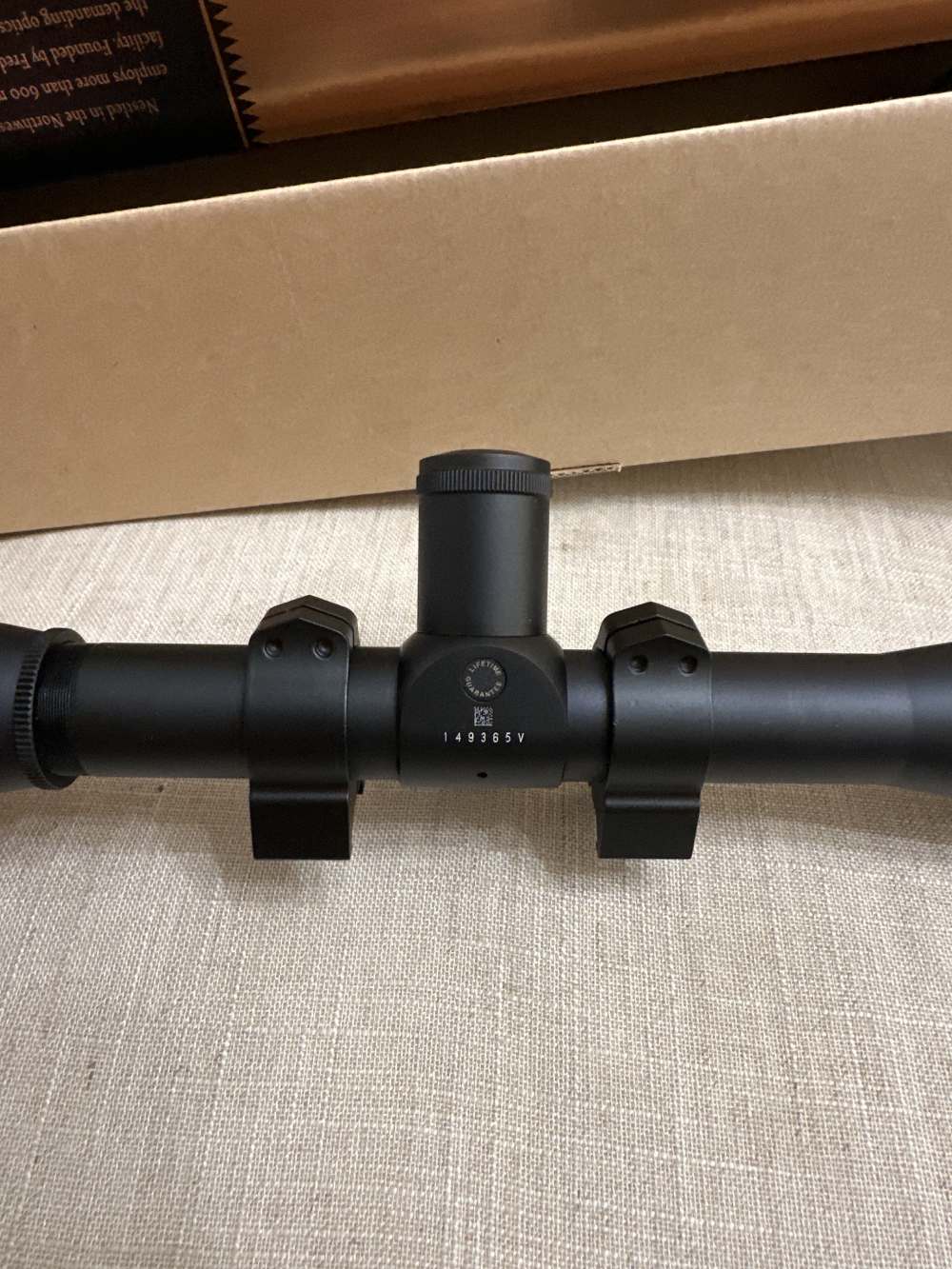 Leupold FX-3 12x40mm Adjustable Objective Target Matte Rifle Scope 66830-img-7