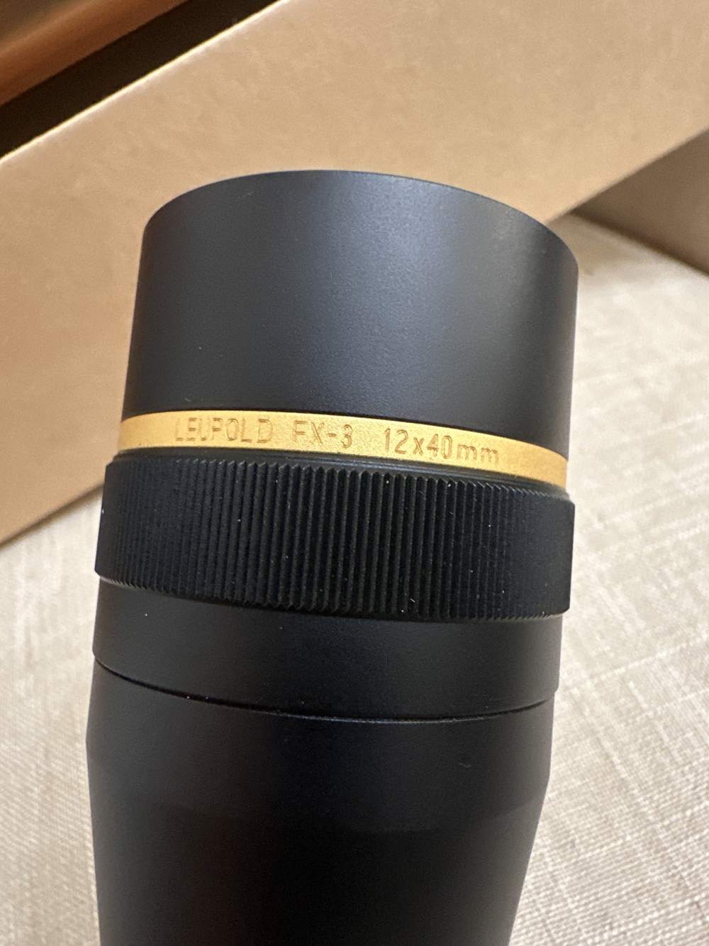 Leupold FX-3 12x40mm Adjustable Objective Target Matte Rifle Scope 66830-img-9