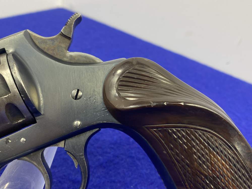 1955 Iver Johnson 55 Target .22LR 6" *8-SHOT REVOLVER WITH OWLS HEAD GRIPS*-img-5