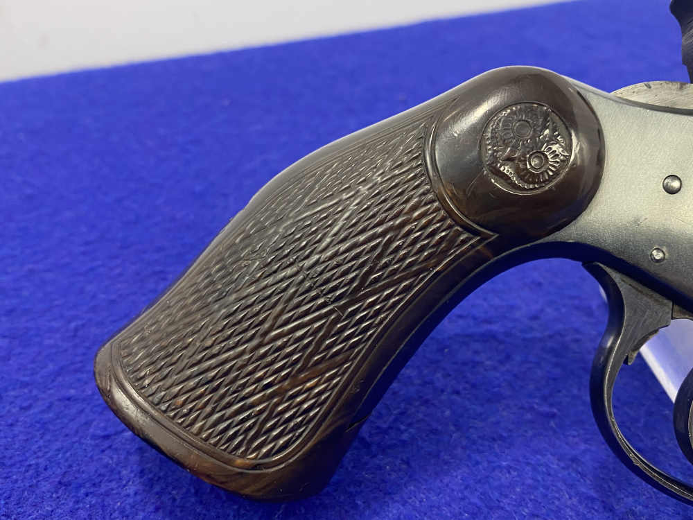 1955 Iver Johnson 55 Target .22LR 6" *8-SHOT REVOLVER WITH OWLS HEAD GRIPS*-img-11