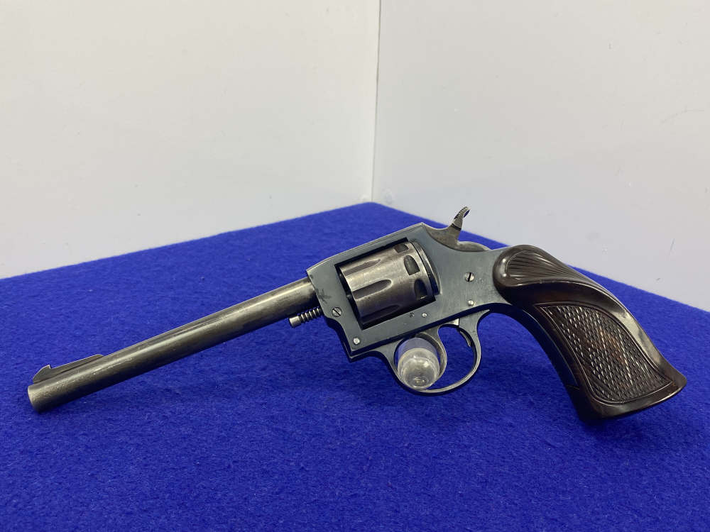 1955 Iver Johnson 55 Target .22LR 6" *8-SHOT REVOLVER WITH OWLS HEAD GRIPS*-img-3