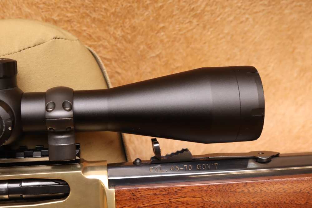 Henry H010B Big Boy .45-70 22" Brass and Blued Lever-Action Rifle w/ Scope-img-8