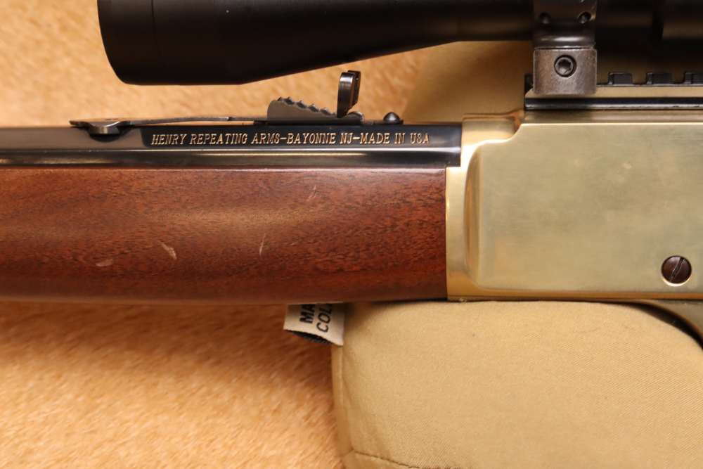 Henry H010B Big Boy .45-70 22" Brass and Blued Lever-Action Rifle w/ Scope-img-21