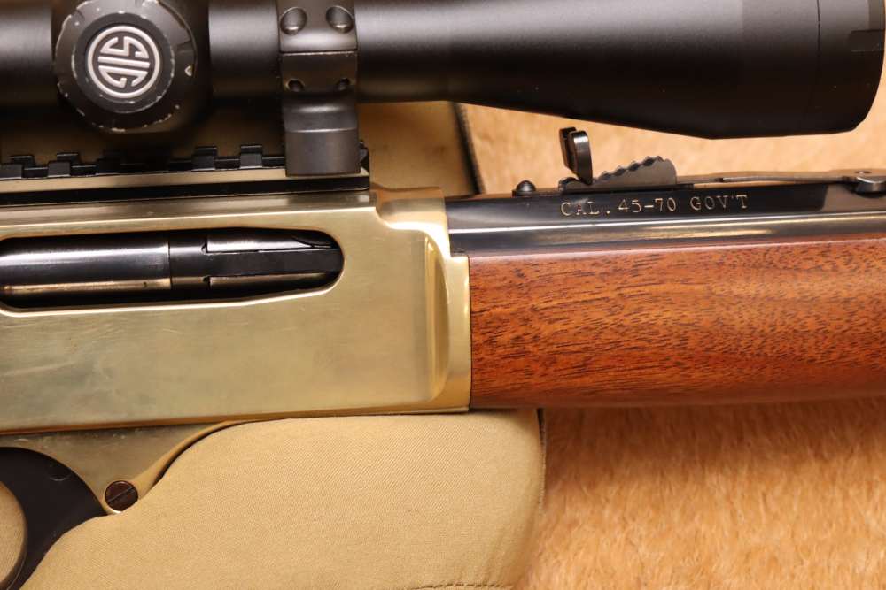 Henry H010B Big Boy .45-70 22" Brass and Blued Lever-Action Rifle w/ Scope-img-7