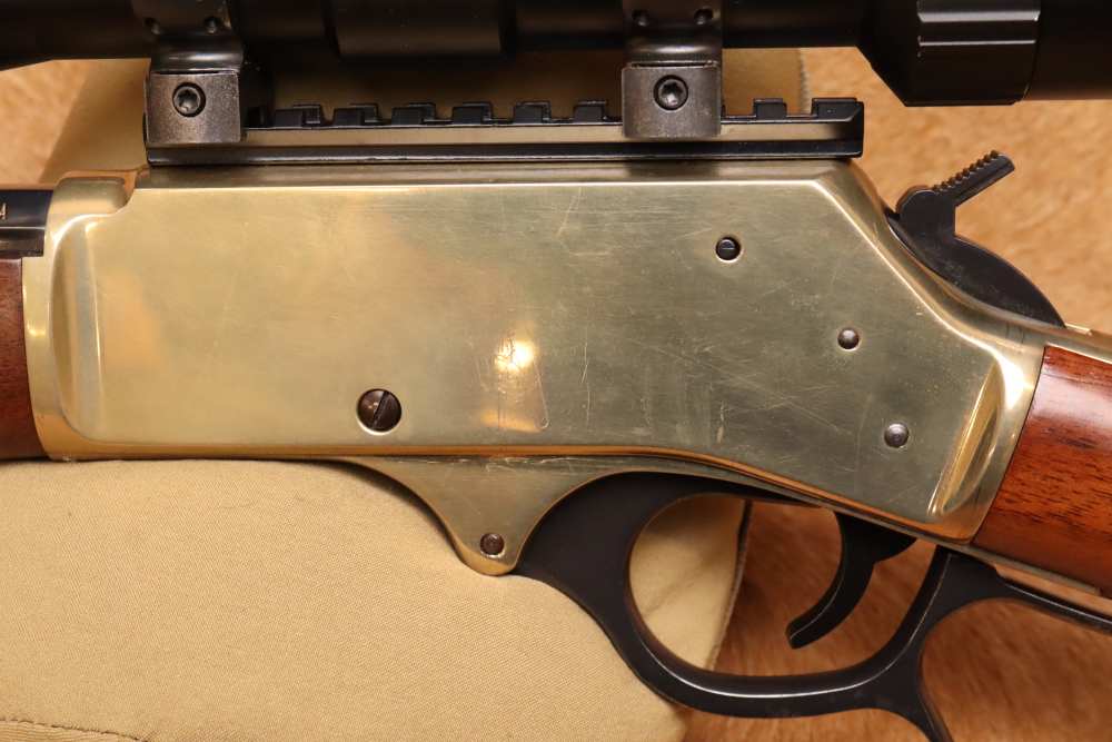 Henry H010B Big Boy .45-70 22" Brass and Blued Lever-Action Rifle w/ Scope-img-19