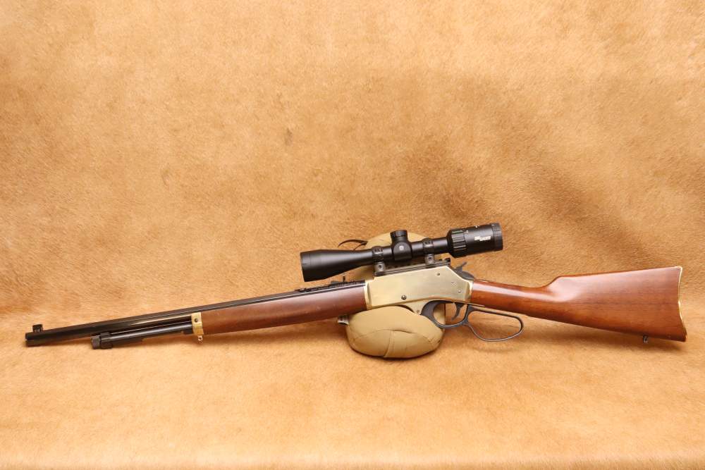 Henry H010B Big Boy .45-70 22" Brass and Blued Lever-Action Rifle w/ Scope-img-14