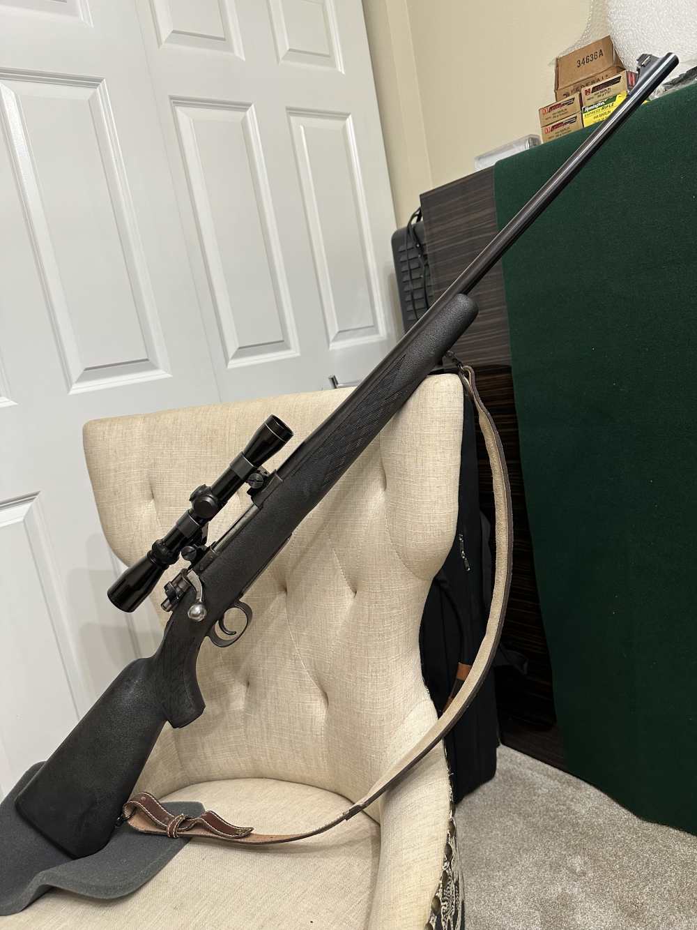 7mm Mauser Sporter Hunting Rifle Composite Stock + Leupold 2-7 Scope-img-0