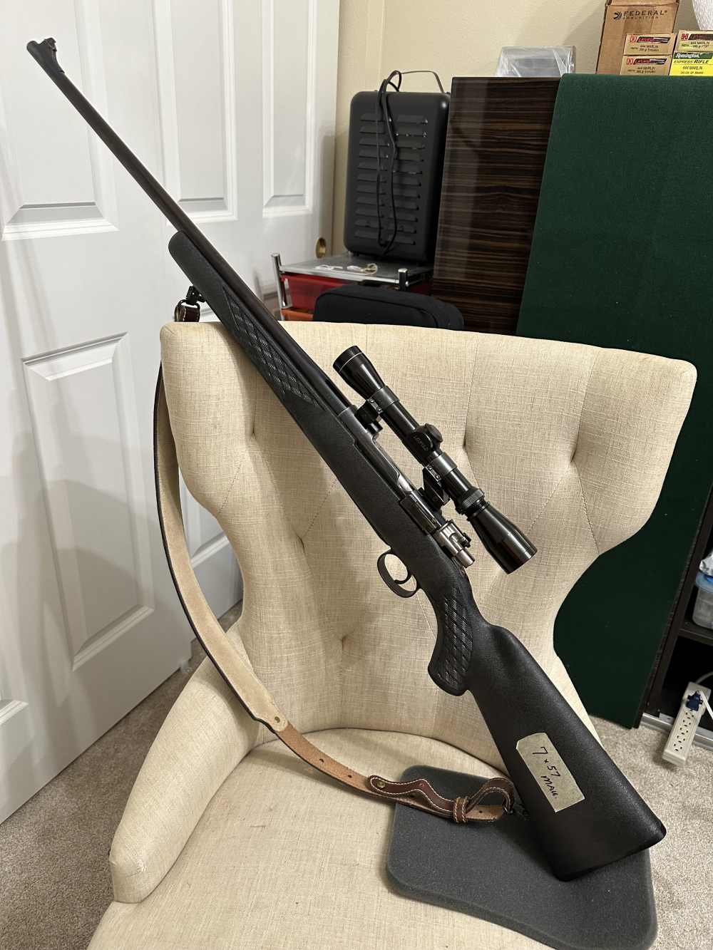 7mm Mauser Sporter Hunting Rifle Composite Stock + Leupold 2-7 Scope-img-5