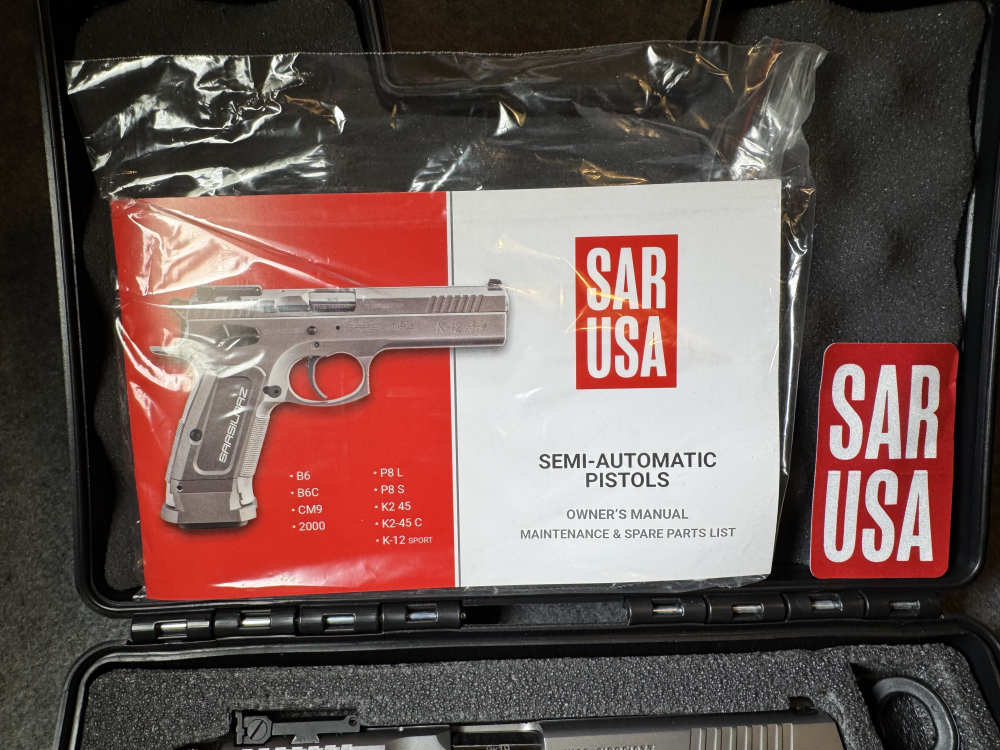 SAR USA K-12 Sport 9mm Pistol - Used-img-33
