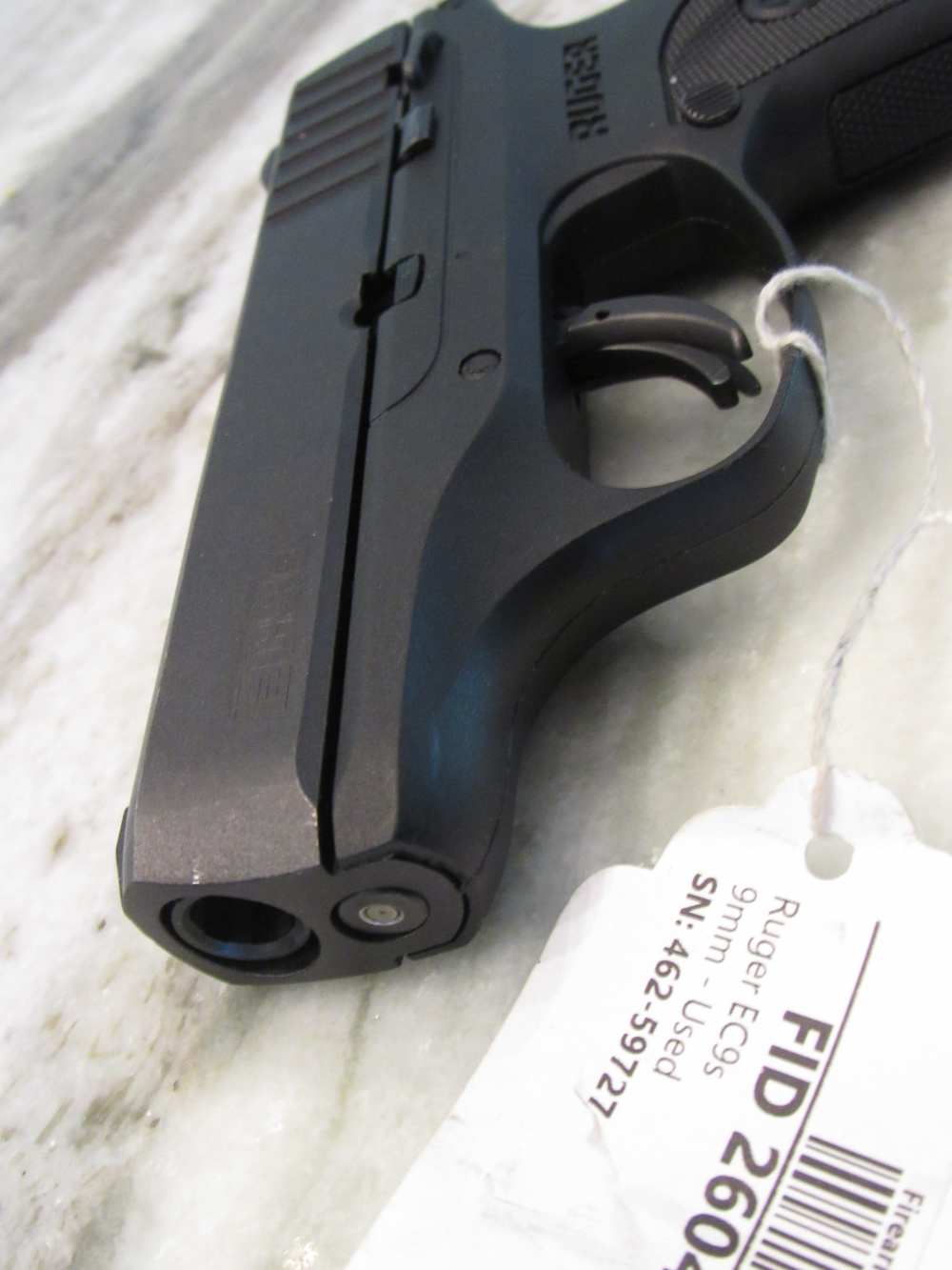 Ruger EC9s 9mm w/3 3/16”Brl $.01 Start No Reserve.-img-4