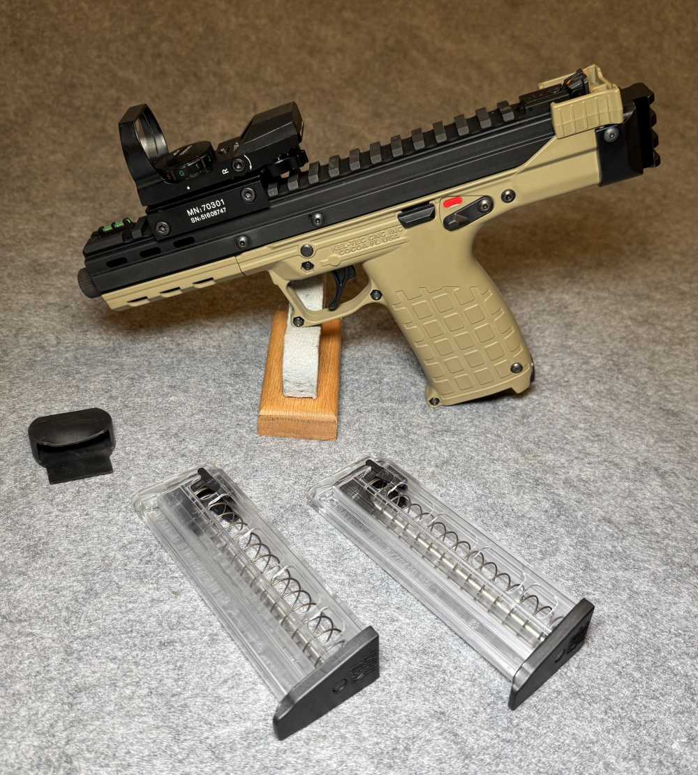 KEL-TEC CP33 22LR Pistol with Optic and Threaded Barrel-img-0
