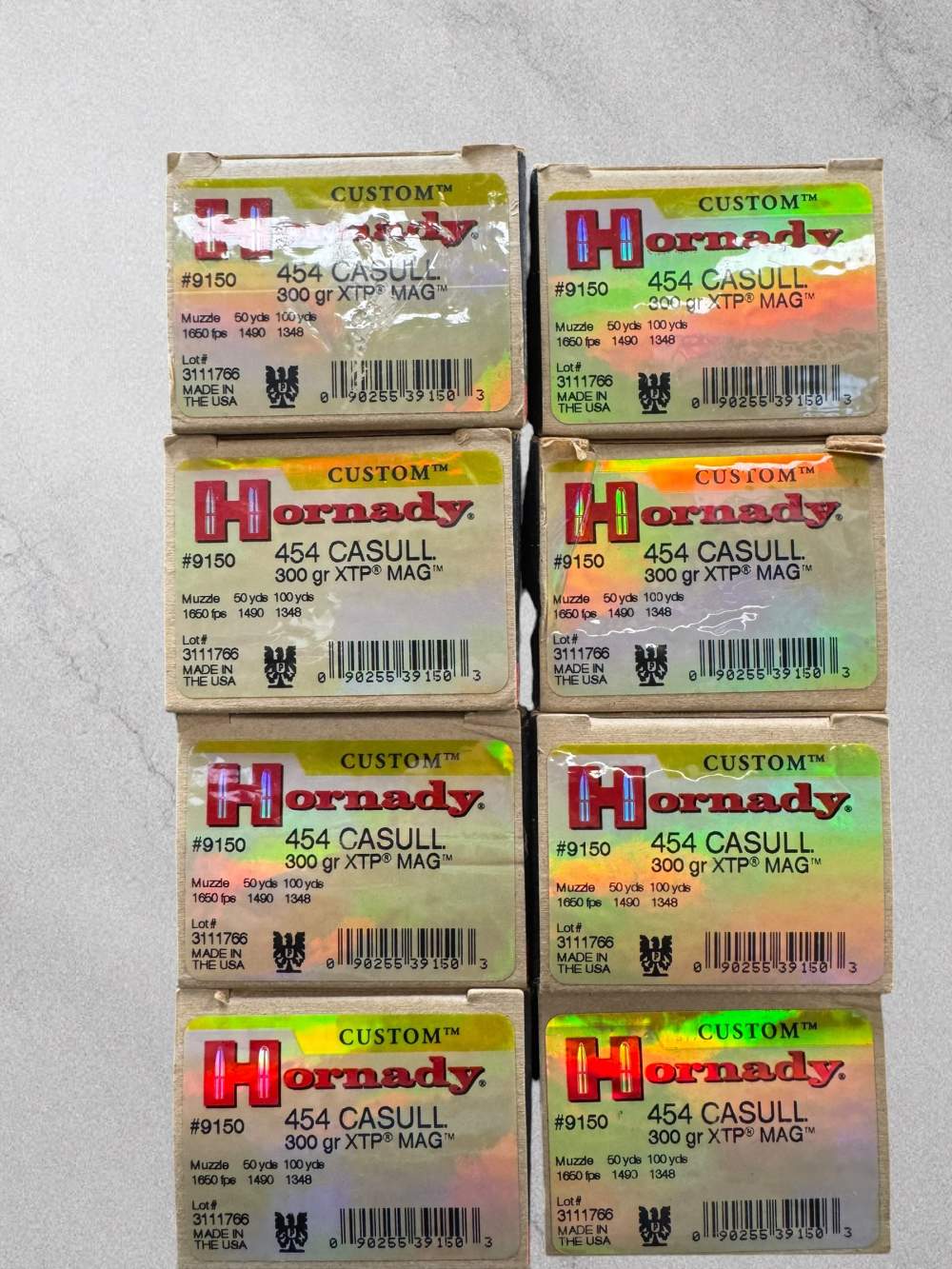 Hornady .454 Casull 300gr XTP Mag Ammo – 160 Rounds – 8 Boxes-img-0