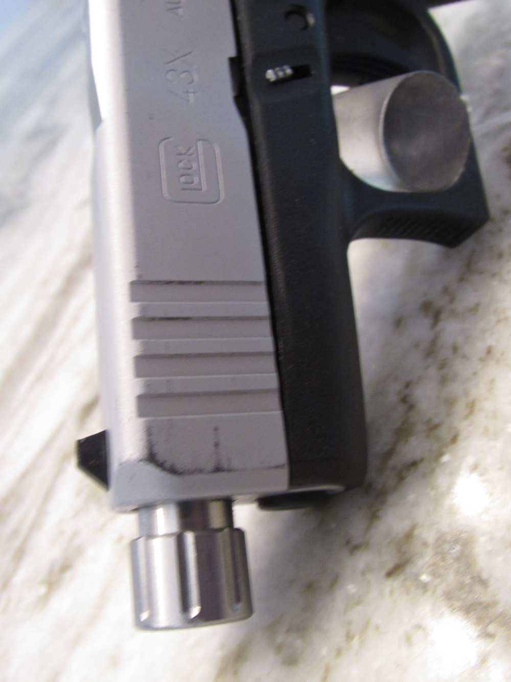 Glock 43X 9mm w/3.75” Threaded ATI Brl No Reserve-img-1