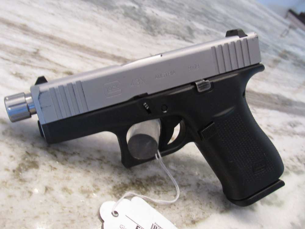 Glock 43X 9mm w/3.75” Threaded ATI Brl No Reserve-img-0