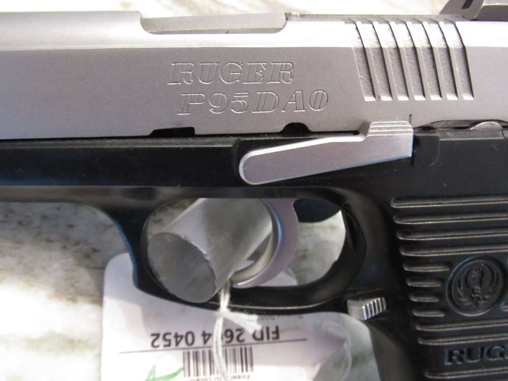 Stainless Ruger P95 DAO 9mm $.01 Start No Reserve-img-2