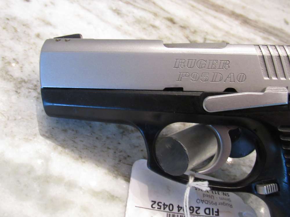 Stainless Ruger P95 DAO 9mm $.01 Start No Reserve-img-1
