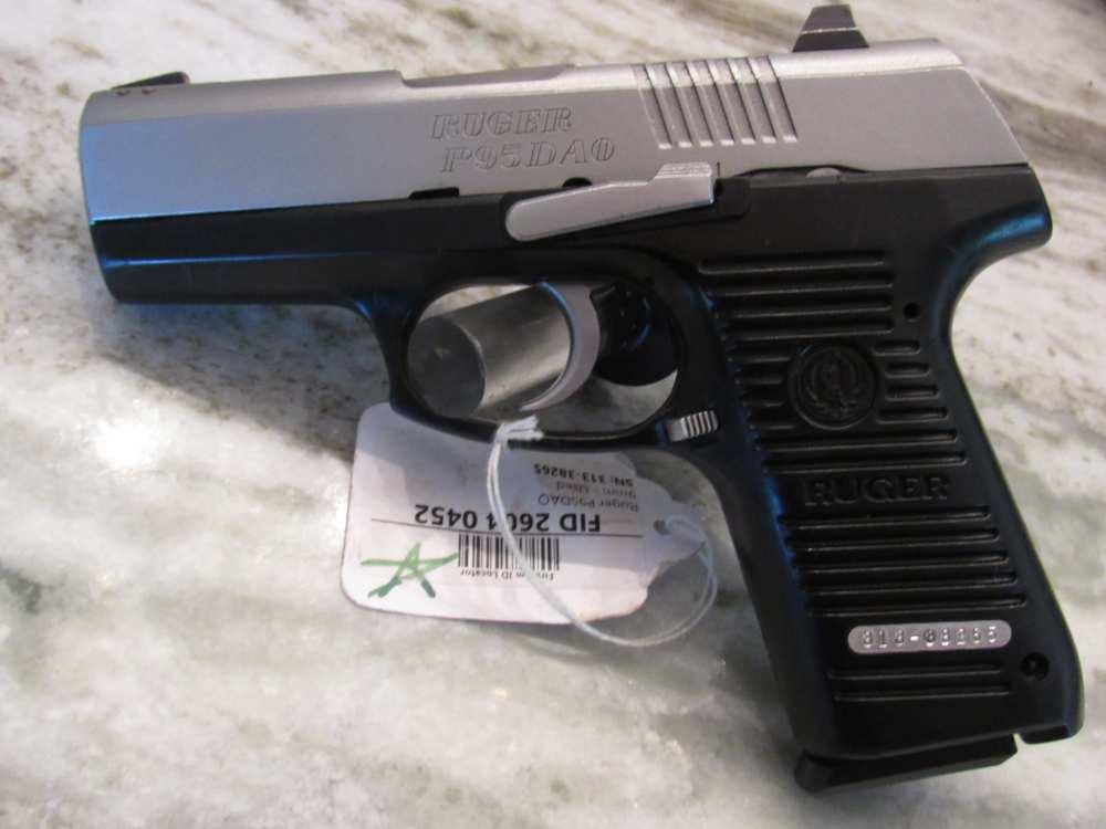 Stainless Ruger P95 DAO 9mm $.01 Start No Reserve-img-0