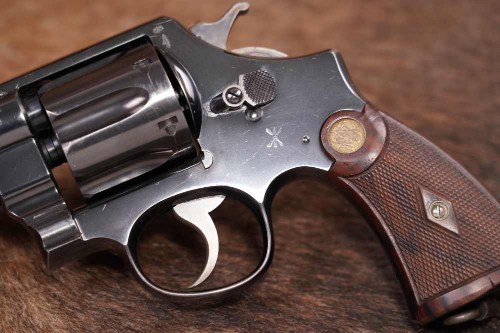 British Smith & Wesson S&W .455 Mark II 1st Model Triple Lock Revolver C&R-img-9