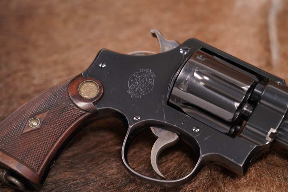 British Smith & Wesson S&W .455 Mark II 1st Model Triple Lock Revolver C&R-img-27