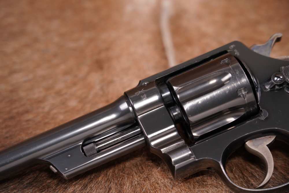British Smith & Wesson S&W .455 Mark II 1st Model Triple Lock Revolver C&R-img-5