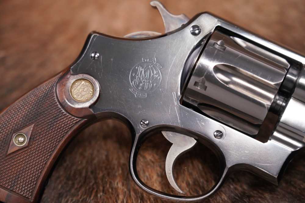 British Smith & Wesson S&W .455 Mark II 1st Model Triple Lock Revolver C&R-img-31