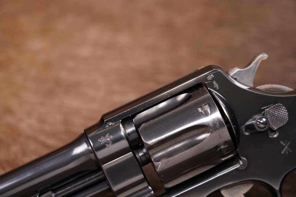British Smith & Wesson S&W .455 Mark II 1st Model Triple Lock Revolver C&R-img-11