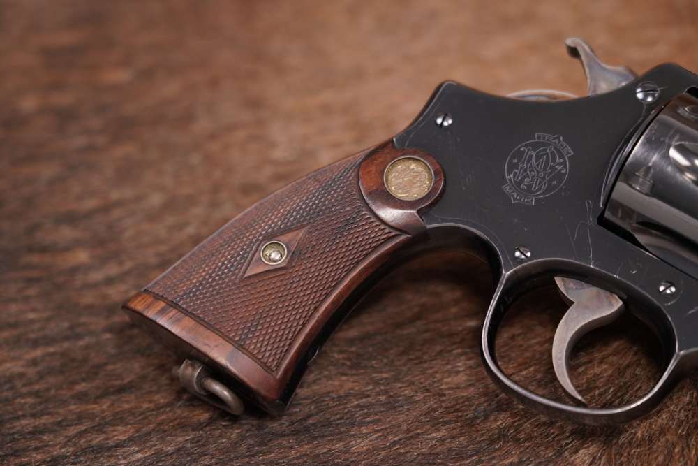 British Smith & Wesson S&W .455 Mark II 1st Model Triple Lock Revolver C&R-img-26